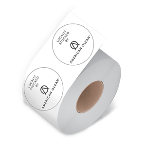 Locally Stocked - American Olean - Black Logo (Roll of 100)