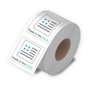 Made in USA - Color Logo (Roll of 100)